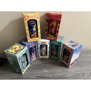 Walt Disney Collector Series Cups Glasses Burger King 7 Out of 8 Set